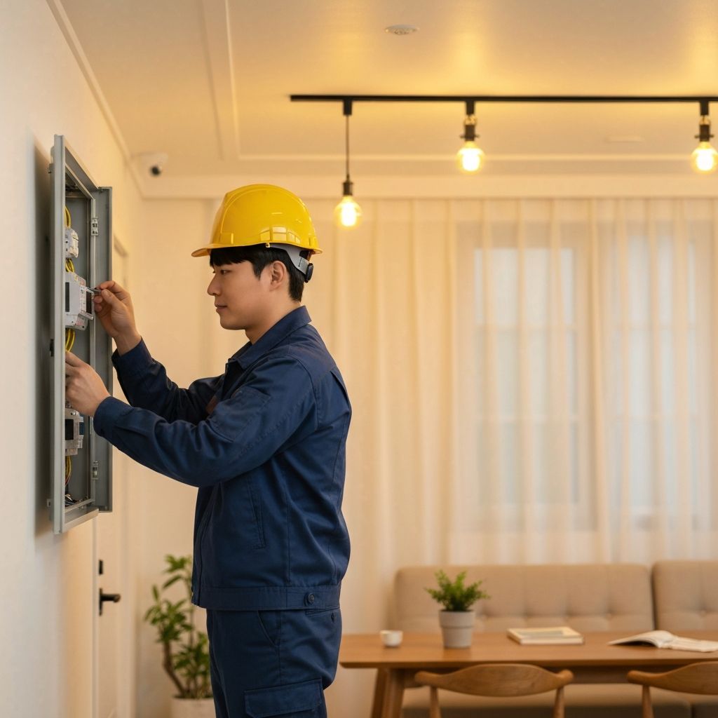 홈빛전기 대표 성호 작업 현장